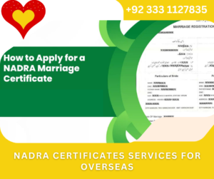 NADRA Certificates
